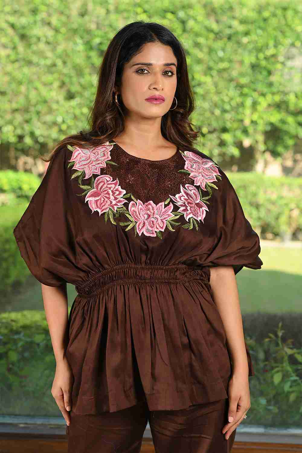 Persian Rose Pleated Co-Ord Set