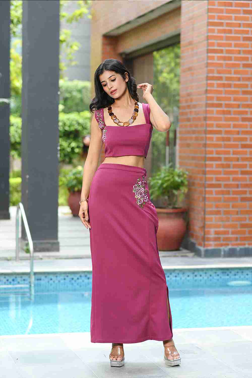 Camilla Crop Top Set