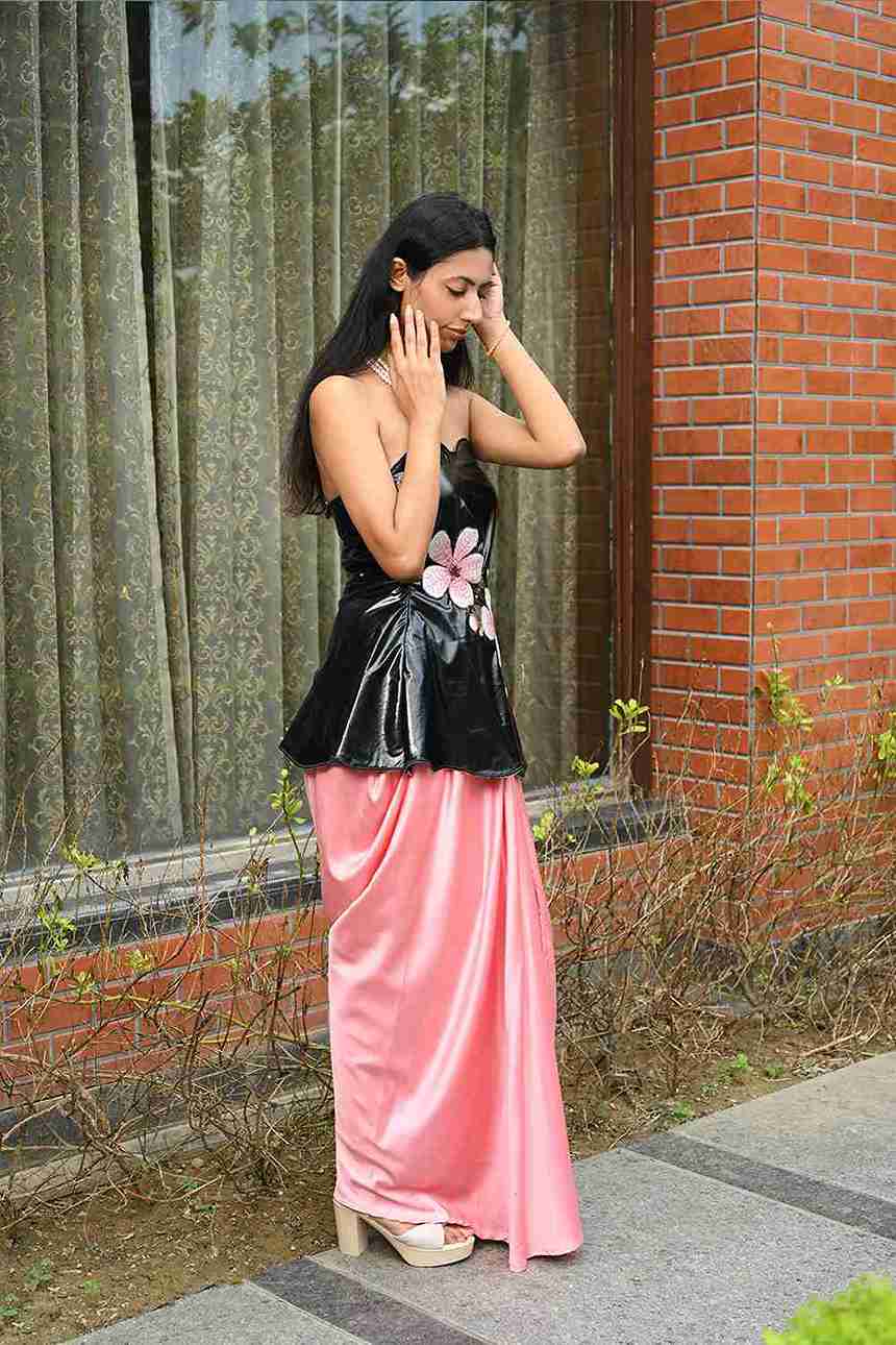 Creeper Leather Off Shoulder Set