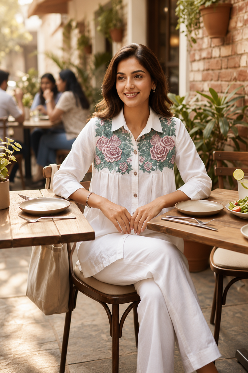 Elegant Linen Casual Co-ord Set